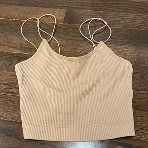 forever 21 tan top